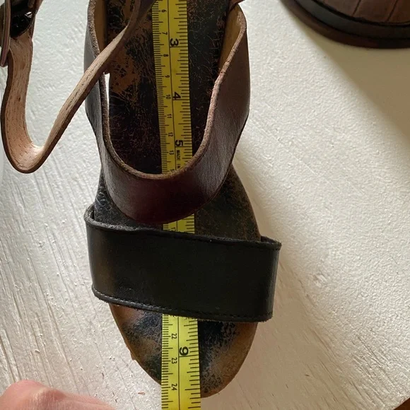 Bed|Stu Women's Brown Leather Sandals - Picture 4 of 4